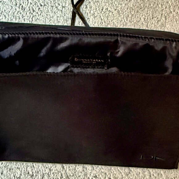 DKNY Black Makeup Pouch + internal separate mini pouch - Picture 8 of 13